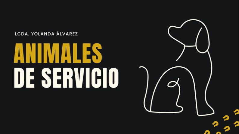 Conferencia Animales de servicio, Lcda. Yolanda Álvarez